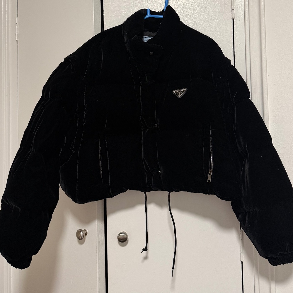 Prada velvet jacket